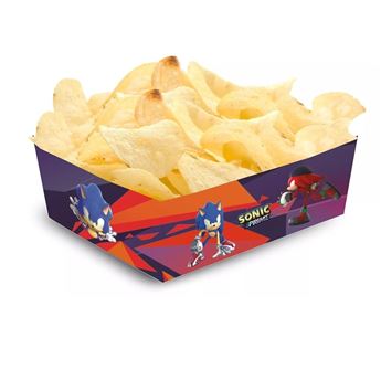 Imagen de Bandejas Sonic Prime cartón 14cm x 10cm (12 unidades)