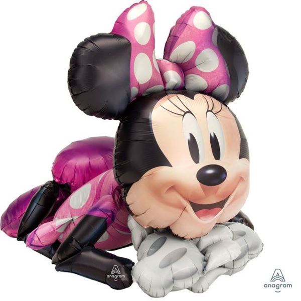 Imagen de Globo AirWalker Minnie Mouse Grande Tumbada (88cm x 68cm)