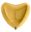 Imagens de Globo Corazón Jumbo Dorado 75cm x 70cm (5 unidades)