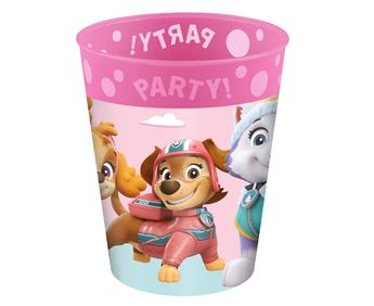 Imagen de Vaso de La Patrulla Canina Skye Rosa Plástico Duro Reusable 250ml (1 unidad)