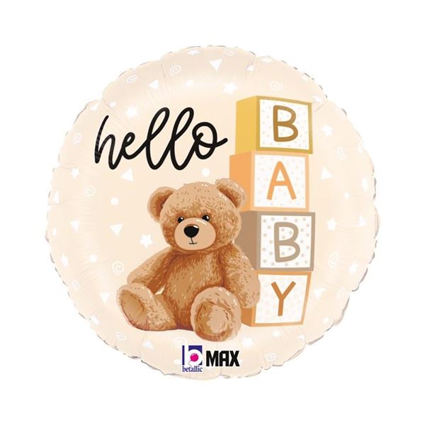 Picture of Globo Hello Baby Osito Foil 45cm