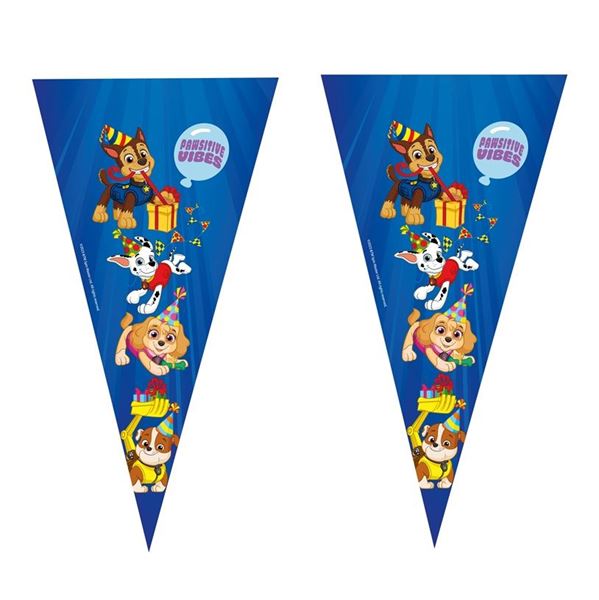 Imagens de Bolsa Cono Chuches Patrulla Canina 20cm x 40cm