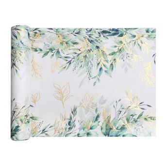 Imagen de Camino de Mesa Verde Foliage Tela (3m)