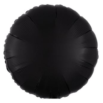 Imagen de Globo Círculo Negro Satín (43cm)