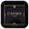 Picture of Platos Gatsby Party Negros Dorados cartón 23cm (10 unidades)