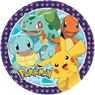 Imagen de Platos Pokémon cartón 23cm (8 unidades)