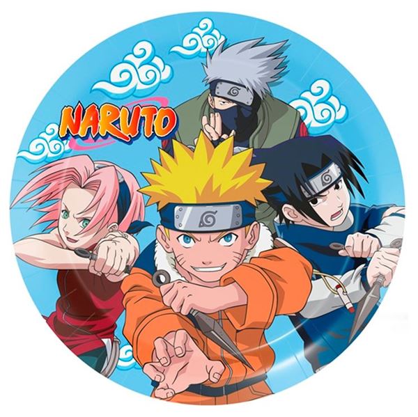 Imagens de Platos de Naruto 23cm (8uds)