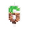Imagens de Vela Tarta 6 Minecraft 8cm