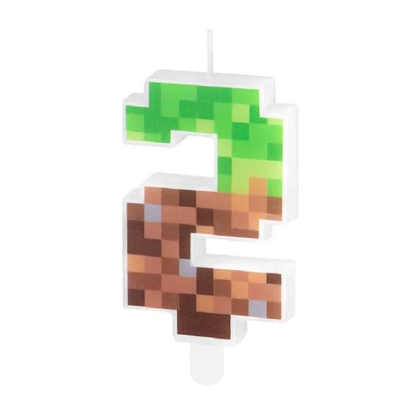 Picture of Vela Tarta 2 Minecraft 8cm