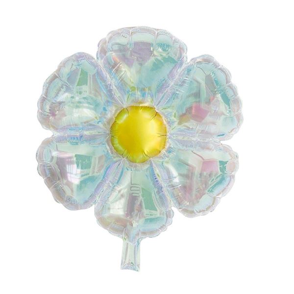 Picture of Globo flor transparente iridiscente 60 cm (Solo aire)