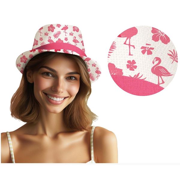 Imagen de Sombrero Tropical Flamencos Despedida 