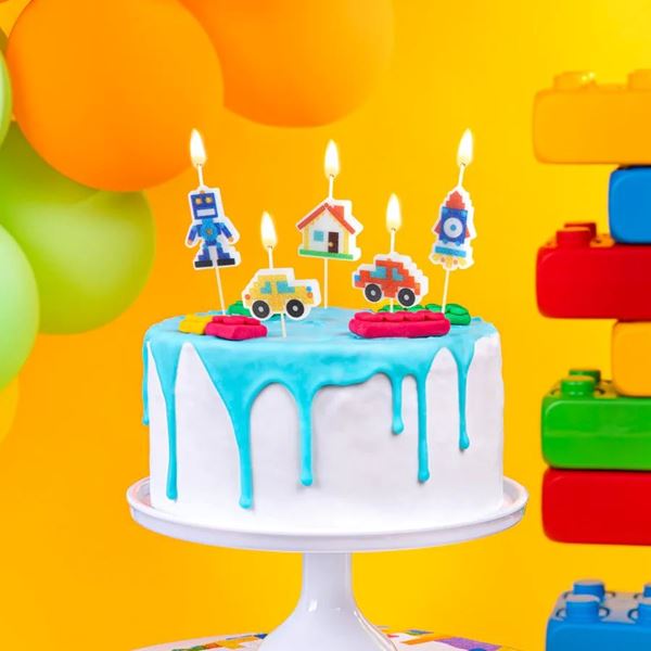 Imagens de Velas Lego Party Cumpleaños (5)