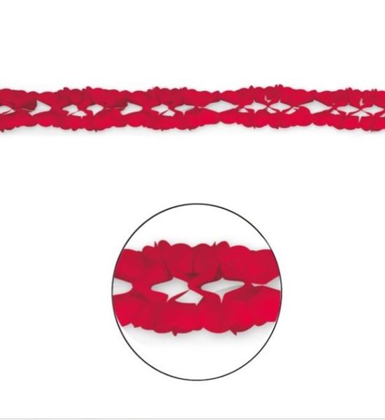 Picture of Guirnalda Roja Fiesta papel (4m)