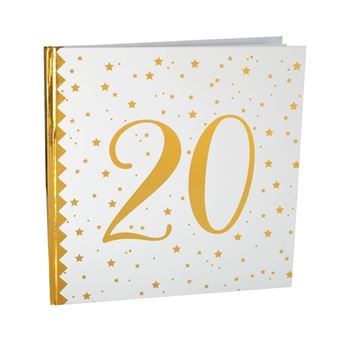 Imagen de Libro de Firmas 20 Cumpleaños (24cm)