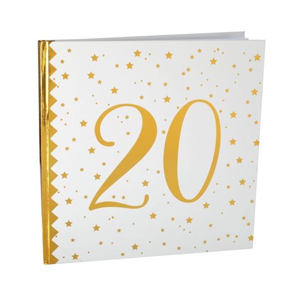 Imagen de Libro de Firmas 20 Cumpleaños (24cm)
