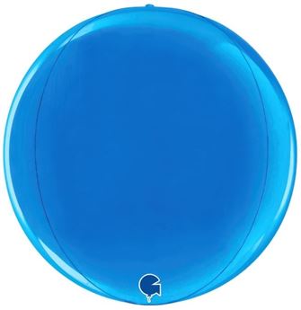 Imagen de Globo Azul Esférico Foil (38cm)