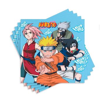 Imagen de Servilletas Naruto papel 33cm (20uds)