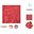 Imagen de Panel de lentejuelas Rojo Cuadrados 30x30cm (12uds)