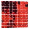 Imagen de Panel de lentejuelas Rojo Cuadrados 30x30cm (12uds)