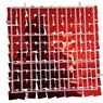 Imagen de Panel de lentejuelas Rojo Cuadrados 30x30cm (12uds)