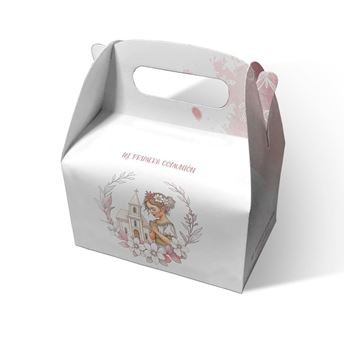 Imagen de Cajas Mi Primera Comunión Niña Rosa Cartón (2uds)