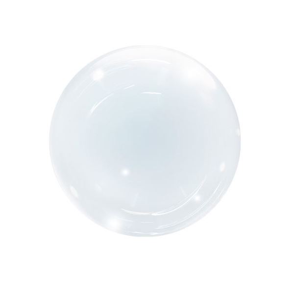 Imagen de Globos Bubble Transparentes 45cm SIN VÁLVULA (10 unidades)