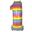 Imagen de Globo Número 1 Pop it Grande 82cm 