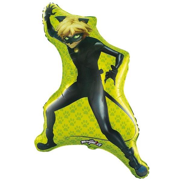 Imagen de Globo Cat Noir Ladybug Foil Grande