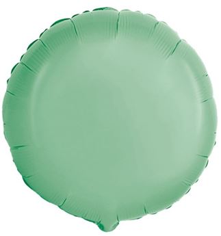 Imagen de Globo Círculo Mint Pastel Foil 45cm