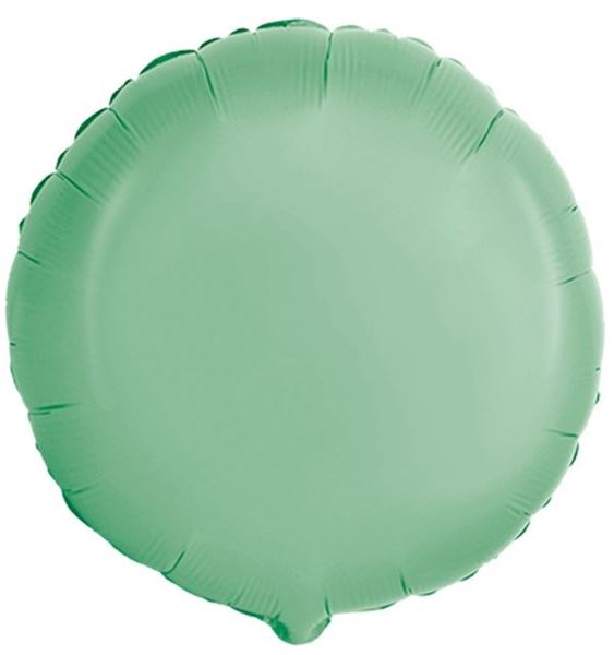 Imagen de Globo Círculo Mint Pastel Foil 45cm