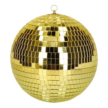 Imagen de Bola Disco Oro Discoteca años 70 (30cm)