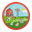 Imagen de Platos Mi Granja Infantil cartón 18cm (8 uds.)