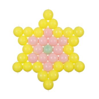 Imagen de Malla Globos Forma de Estrella 68cm x 63cm