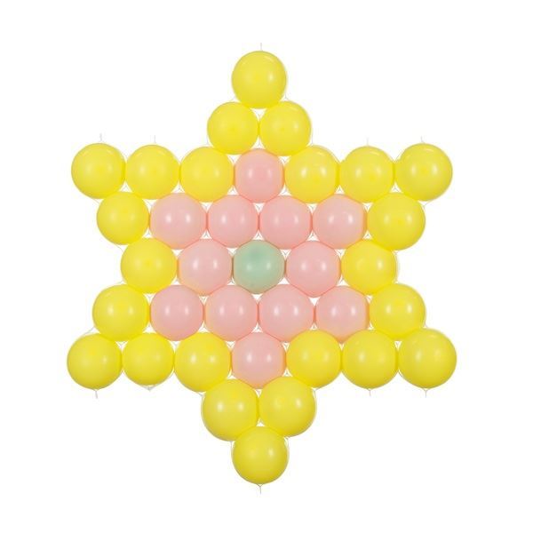 Imagens de Malla Globos Forma de Estrella 68cm x 63cm