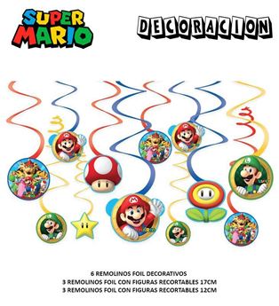 Imagen de Decorados de Super Mario Bros Espirales (12)