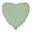 Imagen de Globo Corazón Mint Mate Foil 45cm