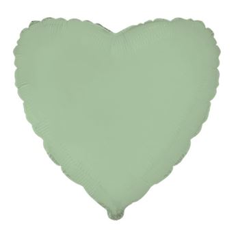 Imagen de Globo Corazón Mint Mate Foil 45cm