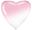 Imagen de Globo Corazón Rosa Degradado 45cm