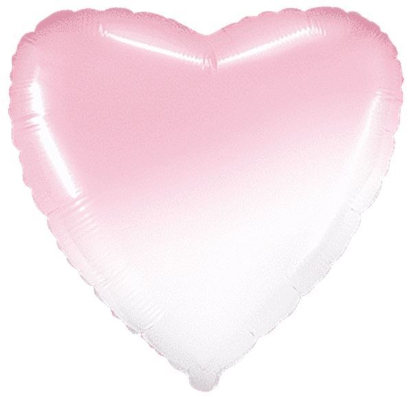 Imagen de Globo Corazón Rosa Degradado 45cm