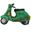 Imagen de Globo Foil Scooter Verde 96x67 cm