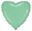 Imagen de Globo Corazón Mint Pastel Foil 45cm