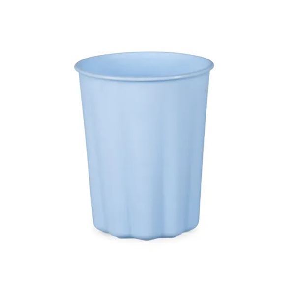 Imagen de Vaso Azul Pastel plástico reutilizable Ondulado 220ml (1ud)
