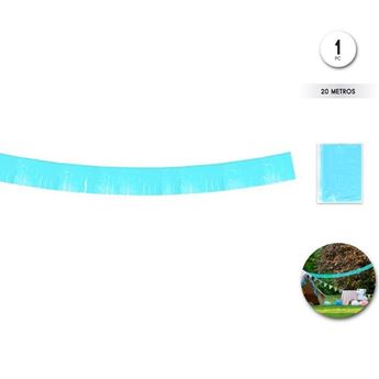 Imagen de Guirnalda Azul Flecos plástico (20m)