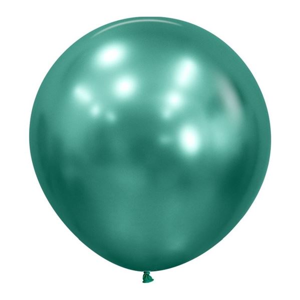 Imagen de Globos Réflex Verde Aurora 60cm Sempertex R24-932 (10)