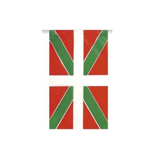 Imagen de Guirnalda Bandera Euskadi plástico (50m)