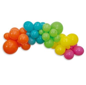 Imagen de Kit Guirnalda de Globos Tropical Vibes (67uds)