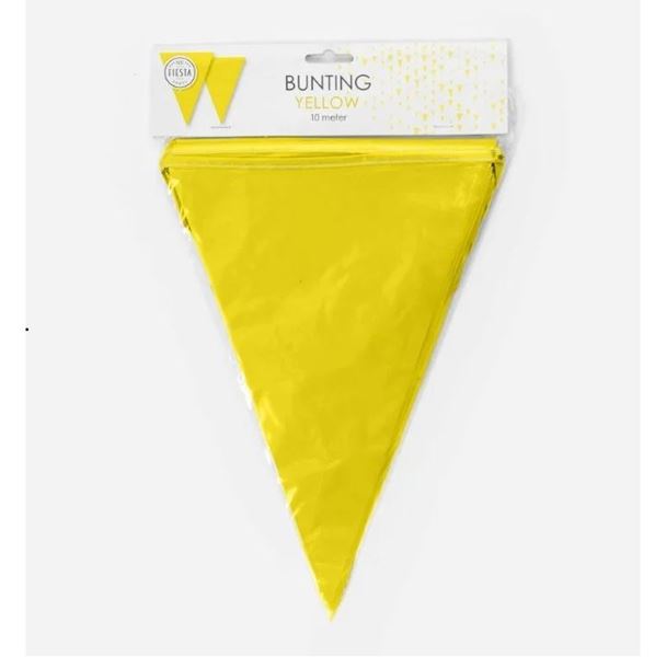 Picture of Banderín Amarillo Yellow plástico 30x20cm (10m)