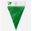Imagen de Banderín Verde Green plástico 30x20cm (10m)
