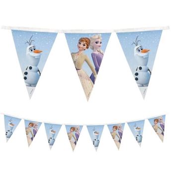 Imagen de Banderín Frozen Tela Reutilizable 180cm