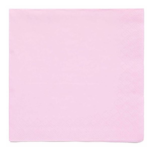 Picture of Servilletas Rosa Nube papel 33cm (20 unidades)